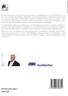 Dieses Buch bietet Arbeitgebern und Arbeitnehmern Orientierung und Standards. Enthält JOKO-Logo und Bild eines Mannes.