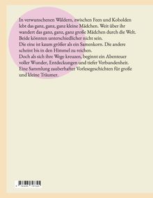 Text über Begegnung zweier Mädchen in verzauberten Wäldern. Abenteuer voller Wunder, für große und kleine Träumer.