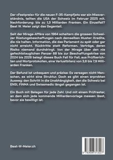 Ein Text beschreibt die Schweizer Rüstungsbeschaffung, betont Missverständnisse und fordert Unabhängigkeit. Beat-W-Meier.ch