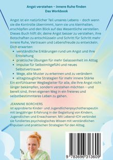 „Angst verstehen – innere Ruhe finden. Das Workbook.“ Informationen zur Autorin Jeannine Borchers und Buchinhalte.
