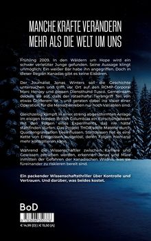 MANCHEN KRÄFTE VERÄNDERN MEHR ALS DIE WELT UM UNS. Text über mysteriöse Vorfälle in Kanada, dramatische Wendungen. Unten Barcode.