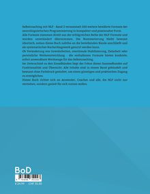 Text über NLP-Selbstcoaching-Formate in kompakter Form. Buch für Anwender, Coaches und alle, die NLP nutzen wollen.