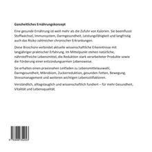 Ganzheitliches Ernährungskonzept, Text beschreibt Leitfaden für gesunde Ernährung, Darmgesundheit und Lebensstil.
