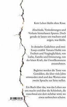 Kein Leben bleibt ohne Risse. Litanei über Verluste und Neuanfang, begleitet von Gemälden. Künstliche Riss-Illustration.