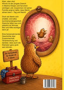 Titel: "Ein Vorlesebuch für Kinder ab 4 Jahren". Illustration von kleinen, flauschigen gelben Kreaturen vor einem Spiegel.