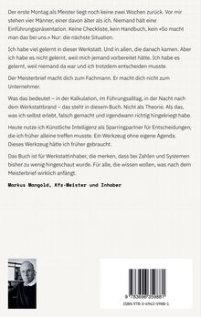 Ein Text über Erfahrungen als Kfz-Meister, Lernen durch Praxis, und der Einsatz von KI. Unten ein Foto eines Mannes.