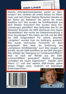 Ein Text mit Fragen zur Schifffahrt der DDR und dem DSR, begleitet von einem Foto eines älteren Mannes im Anzug.