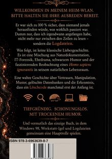 Willkommen in meinem Heim-WLAN. Bitte halten Sie Ihre Ausreden bereit. Tiefgründig. Schonungslos. Mit trockenem Humor. Icons von WLAN, Lupe, Igel, Laptop. ISBN am unteren Rand.