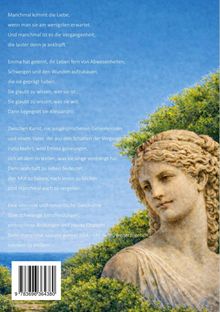 Ein tiefgründiger Text über Liebe, Vergangenheit und Mut vor einem blauen Himmel mit einer antiken Frauenstatue.
