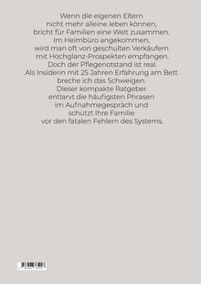 Ratgeber enthüllt Pflegeprobleme, bietet Schutz vor Systemfehlern, basiert auf 25 Jahren Erfahrung, richtet sich an Familien.