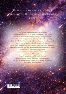 Ein Zitat besagt: „Das Geheimnis, um den größten Genuss vom Dasein zu spüren, heißt Leben.“ Hintergrund: Ein Sternenhimmel.