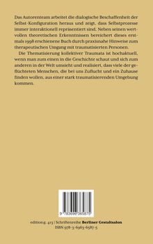 Text über die dialogische Selbst-Konfiguration und kollektive Traumata. Unten Barcode, "edition g. 413", ISBN.