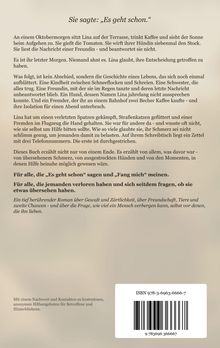 Ein Text über Lina, die an einem Oktobermorgen auf der Terrasse sitzt. Er erzählt von ihrem Leben und von einem tief berührenden Roman.