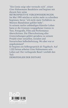 Ein Zitat über ein Genie, Gino Hahnemann, Retrospektive, Künstlerleben, Grenzüberschreitung, Tagebuch, Denkfehler der Distanz.