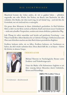 Text über Resilienz und Veränderung mit Übungen. Autor: Michael Nierentz. ISBN und Foto eines Mannes.
