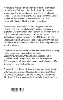 Ein Text beschreibt, wie man finanzielle Freiheit durch Strategien, Online-Geschäft und persönliche Entwicklung erreicht.
