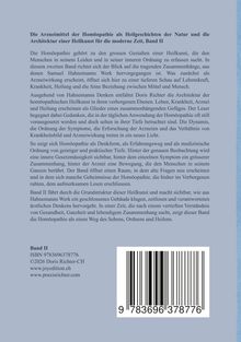 Titel: Die Arzneimittel der Homöopathie als Heilgeschichten der Natur... Band II. ISBN-13 Barcode unten rechts.