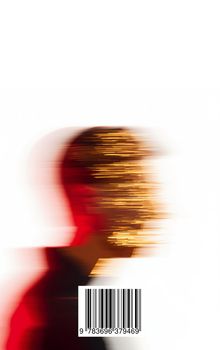 Text: "9 783696 379469". Eine verwischte Silhouette mit roten und goldenen Linien. Unten ein Barcode.