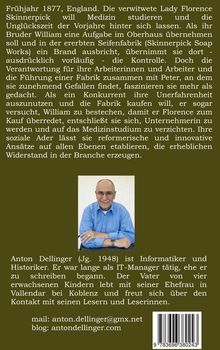 Ein Text über Lady Florence Skinnerpick im Jahr 1877, und Anton Dellinger, Informatiker und Historiker, mit Kontaktinfo. Darunter ein älterer Mann im blauen Hemd.