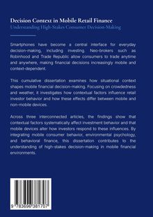 Text beschreibt, wie mobile Geräte Handelsentscheidungen beeinflussen. Fokus auf Kontext, Verhaltenspsychologie, Finanzen.