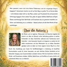 "Über die Autorin" steht über einem Text über die Motivation und den Hintergrund der Autorin. Links ein Foto von ihr.