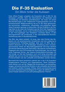 Titel: Die F-35 Evaluation - Ein Blick hinter die Kulissen. Text erklärt Evaluationsfragen zur F-35A für die Schweizer Luftwaffe.