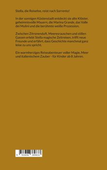 Text über Stella, die Reisefee, die Sorrento erkundet und magische Zeitreisen erlebt. Abenteuer für Kinder ab 8 Jahren.
