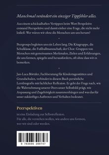 "Manchmal verändert ein einziger Tippfehler alles." Es geht um Peergruppen und Selbstreflexion, ein Buch über soziale Einflüsse.
