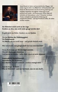 Janus Nowak ist Autor und Blogger. Buch über Wahrheit und Systemkritik. Foto von Nowak, neutraler Hintergrund.