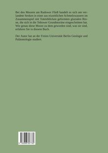 Text über Moore am Rudower Fließ und Autor-Info. Grüner Hintergrund mit einem Barcode unten links.