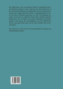 Text beschreibt geologische Merkmale der Malchower Aue in Berlin und erwähnt einen Autor, der Geologie studierte.