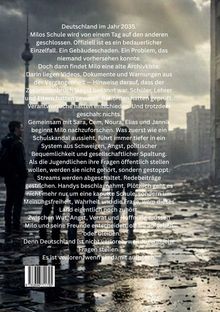Ein dystopisches Szenario im Jahr 2035 in Deutschland. Aussagen über Schließungen, Nachforschungen und den Kampf um Wahrheit.
