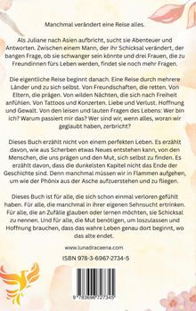 Manchmal verändert eine Reise alles. Ein Buch über Abenteuer, Freundschaft und Selbstfindung. Phönix-Logo unten links.