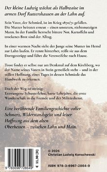 Ein Junge wächst als Halbwaise in Armut auf. Sein Vater fiel im Krieg, die Mutter heiratet erneut. Familie leidet Not.