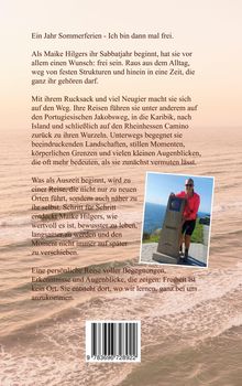 Ein Jahr Sommerferien - Ich bin dann mal frei. Hintergrund: Meer, Frau neben einem Wegweiser.