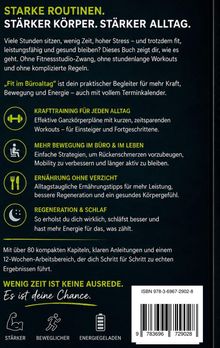 Starke Routinen. Stärker Körper. Stärker Alltag. Fit im Büroalltag bietet Kraft, Bewegung, Ernährung und Regeneration.