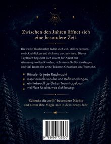 "Zwischen den Jahren öffnet sich eine besondere Zeit." Waldsilhouette unter sternenklarem Nachthimmel.