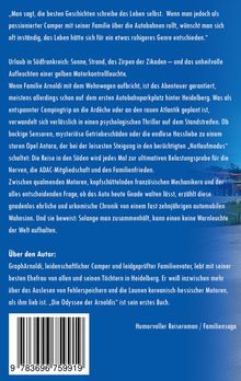 Zitat über das Erzählen von Geschichten. Text über Urlaub und Autoabenteuer. Infos zum Autor. Humorvoller Reiseroman/Familiensaga.