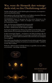 Titel: Was, wenn die Hermetik dort weitergedacht wird, wo ihre Überlieferung endet? Unten ein stilisiertes Logo und Barcode.