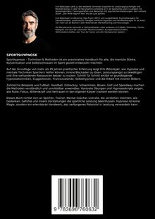 SPORTSHYPNOSE: Ein Handbuch zur Entwicklung mentaler Stärke, Konzentration und Selbstvertrauen im Sport. Foto von Mann.