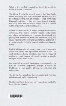 Texte über "The Living Tree", das Körper, Symbole und Heiltraditionen erforscht. Kapitel zu Chakren, Ayurveda, Reiki.