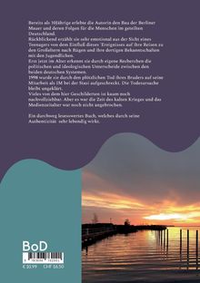 Ein bewegender Text über den Einfluss der Berliner Mauer, authentisch und lebendig, vor Sonnenuntergang am Wasser.