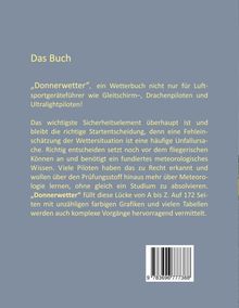 Auf grauem Hintergrund steht gelber Text über ein Wetterbuch für Luftsportführer. Unten ist ein Barcode sichtbar.