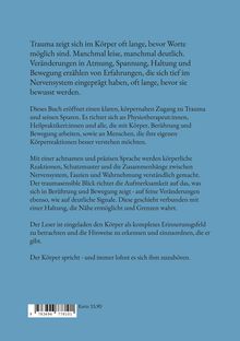 Eine Beschreibung von körperlichen Reaktionen auf Trauma, die Bedeutung für Therapeuten und das Verständnis des Körpers. Euro: 15,90.