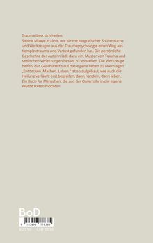 „Trauma lässt sich heilen“ beschreibt Werkzeuge zur Überwindung von Trauma. Beige Hintergrund, roter Text oben.