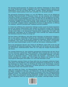 Langer Text beschreibt die geologische Geschichte und Entwicklung der Region Wieda und Zorge im südlichen Oberharz.
