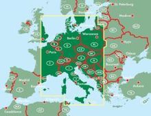 Zentraleuropa 1 : 2 000 000. Autokarte, Karten