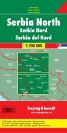 Serbien Nord, Autokarte 1:200.000, Karten