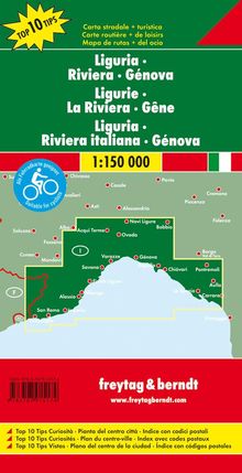 Ligurien - Italienische Riviera - Genua 1 : 150 000, Karten