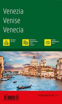 Venedig, Stadtplan 1:10.000, freytag &amp; berndt, Karten